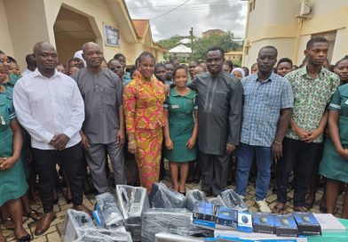 MCE AND MP DONATE COMPUTERS AND ACCESSORIES TO ASANKRAGUA NMTC
