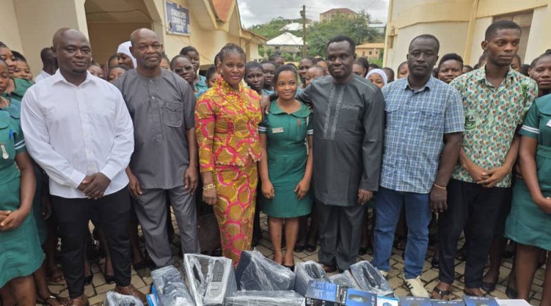 MCE AND MP DONATE COMPUTERS AND ACCESSORIES TO ASANKRAGUA NMTC